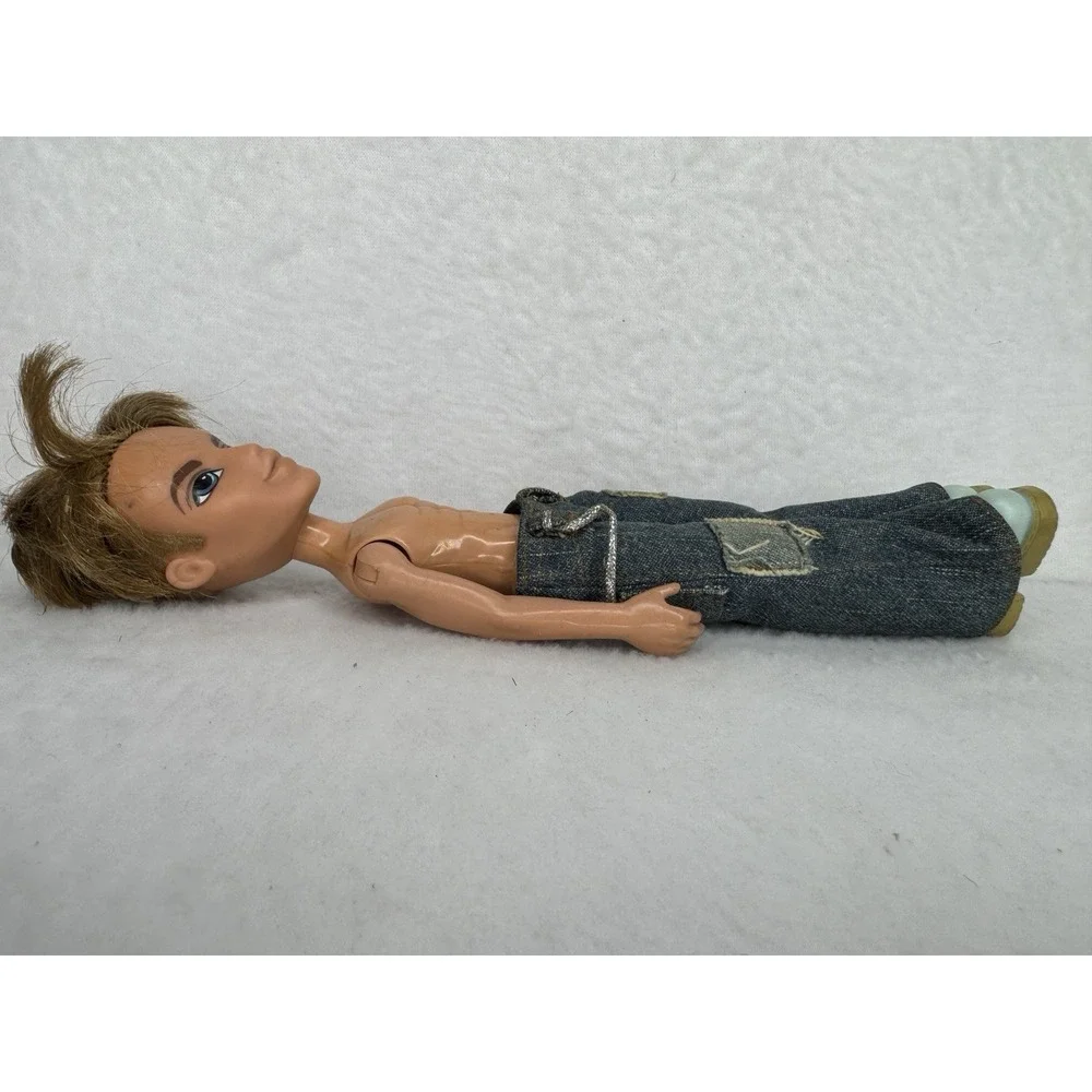 Bratz Boy Doll 2002 MGA Nude‎ w Jeans Blue Eyes Blonde Cameron Y2k